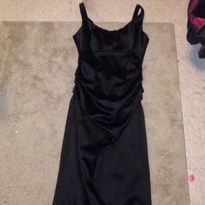 Knee length Black Dress