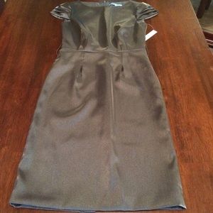 New Antonio Milani Metallic Grey Cap sleeves 0