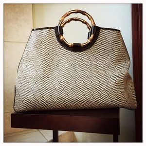 💄REDUCED💄Talbots Cross-Stitch Large Handbag