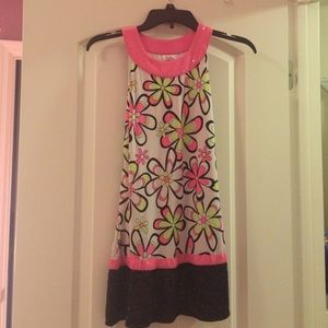 Justice Dress. Size 8. Matching Flip-Flops