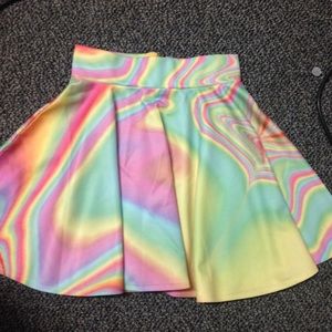 Omighty rainbow skater skirt xsmall /small