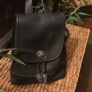 Coach mini backpack purse