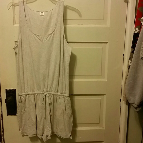 Gray romper.