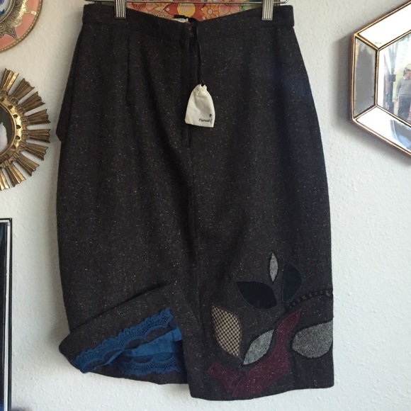 Anthro skirt.  Floreat brand. - Picture 4 of 4