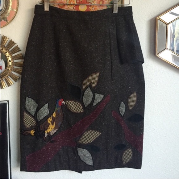 Anthro skirt.  Floreat brand. - Picture 2 of 4
