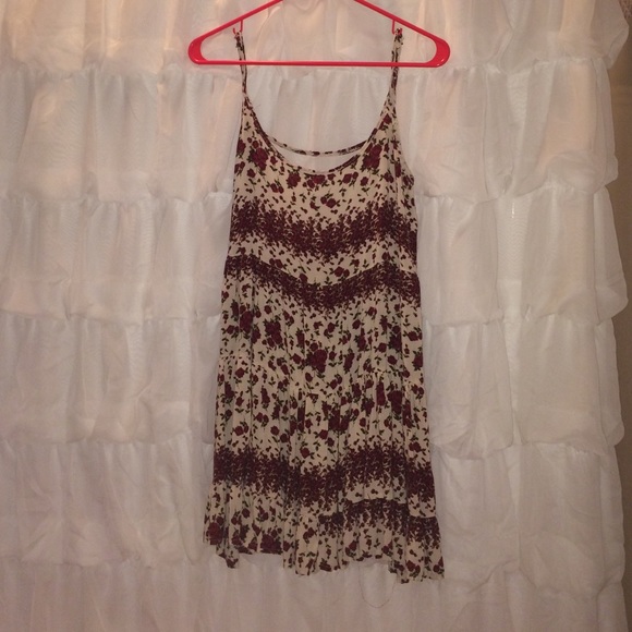 Red Flowered Dress