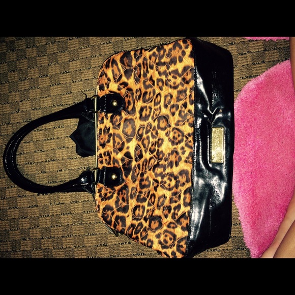 Leopard Betsey Johnson purse