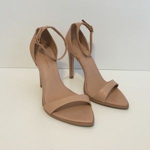 ZARA NUDE HEELS