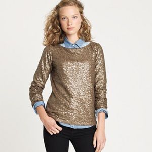 BNWT J.Crew sequin top