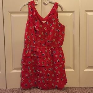 Size Large Red Floral Dress from Target