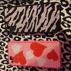2 iPhone 5c cases