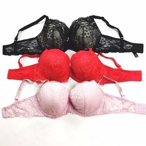 Dream Angels 36DDD Demi Bra Bundle