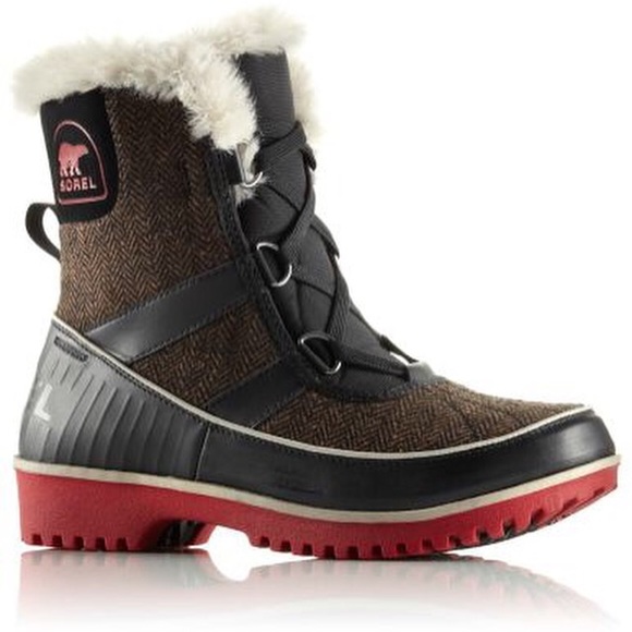 New Sorel Tivoli Herringbone boots Retail $120