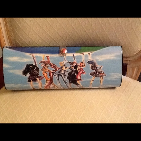 Girly double trouble clutch or purse