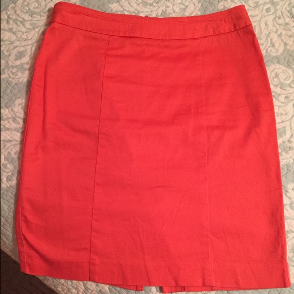 Coral Pencil Skirt - Picture 2 of 4