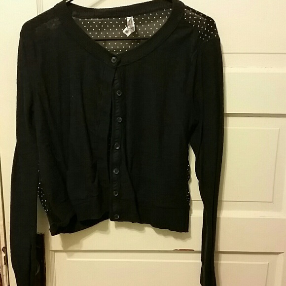 Navy blue cardigan