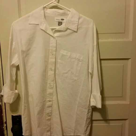 Womens white dress shirt