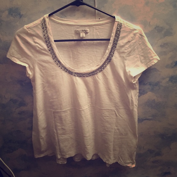 American eagle beaded top