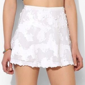 HIGH WAISTED SEQUIN SKIRT