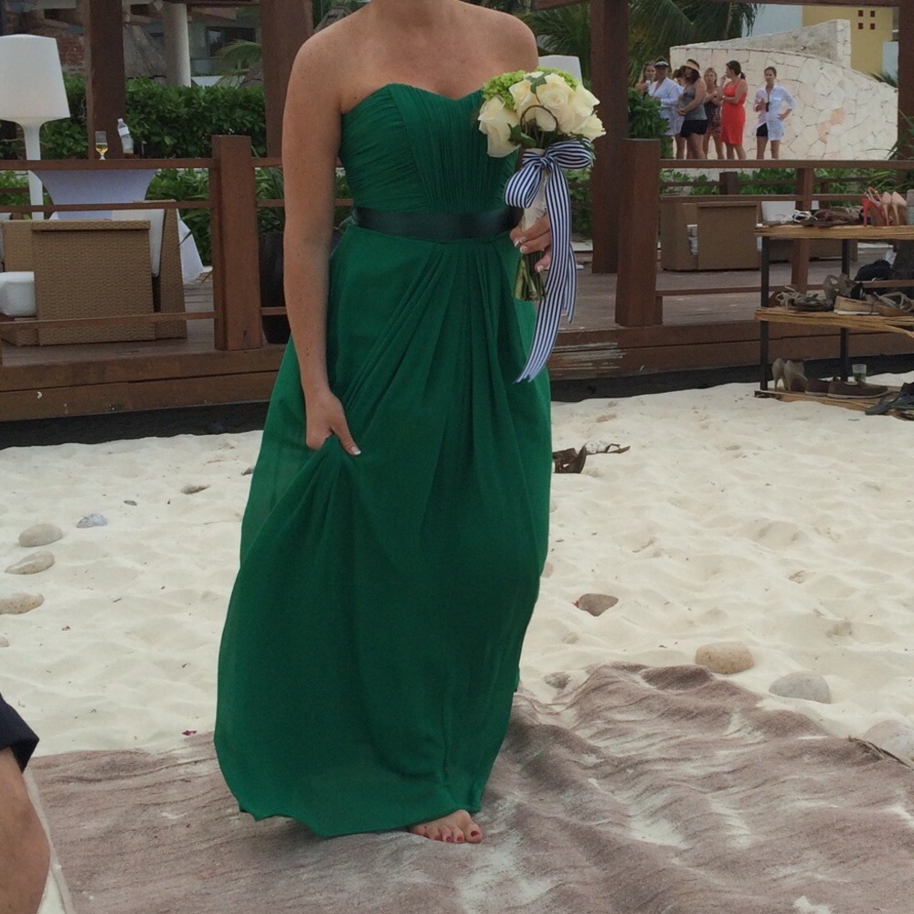 Long chiffon dress
