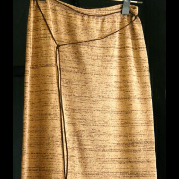 Brown Skirt. Knee length