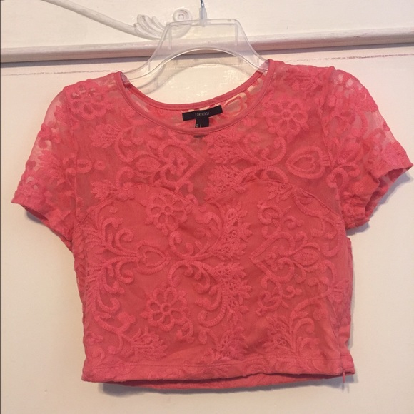 Forever 21 Floral crop top