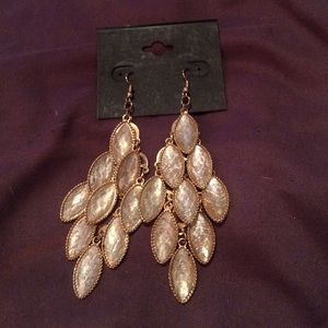 Gold/silver earrings