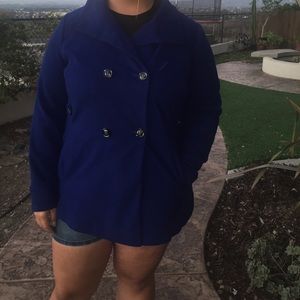 Forever 21 plus size pea coat