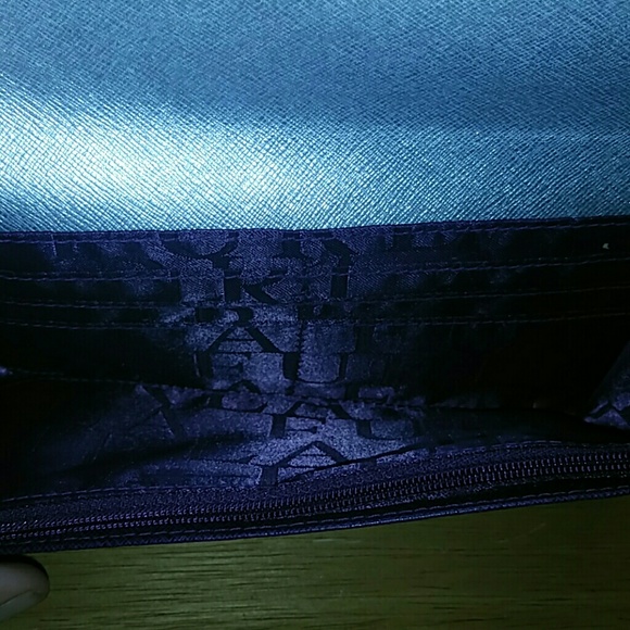 NEW Authentic Furla Purple Checkbook Wallet - Picture 4 of 6