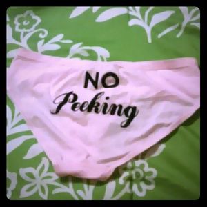 No Peeking Victoria's Secret Panties