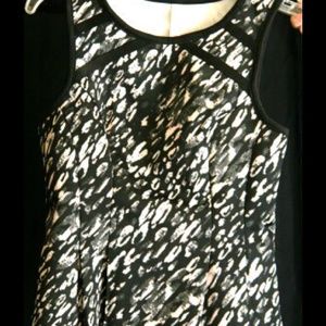 Black and White splatter top. Never worn.