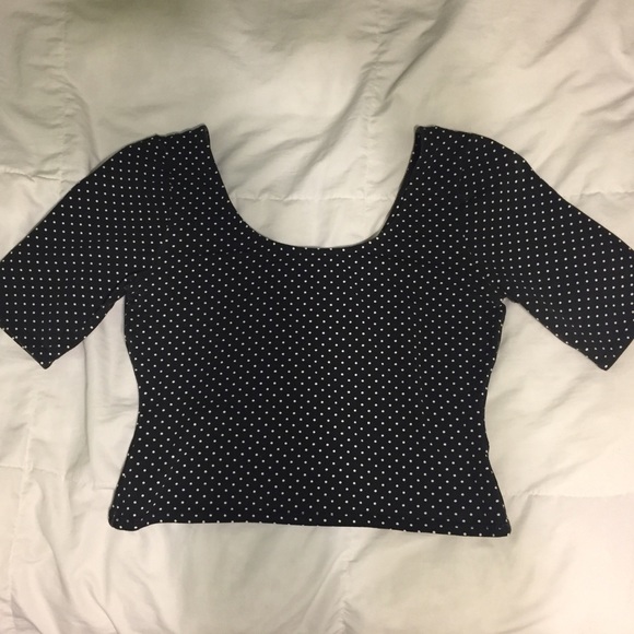 Polka Dot Crop Top💋
