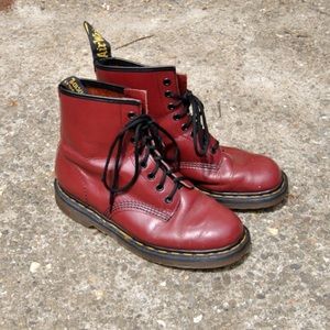 Vintage Burgundy Doc Martens