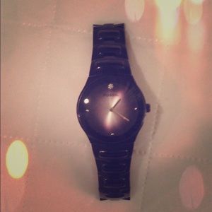 Black Stainless Steel Fossil Watch