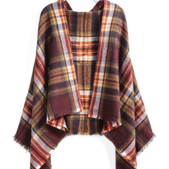 Red Classical Plaid Scarve