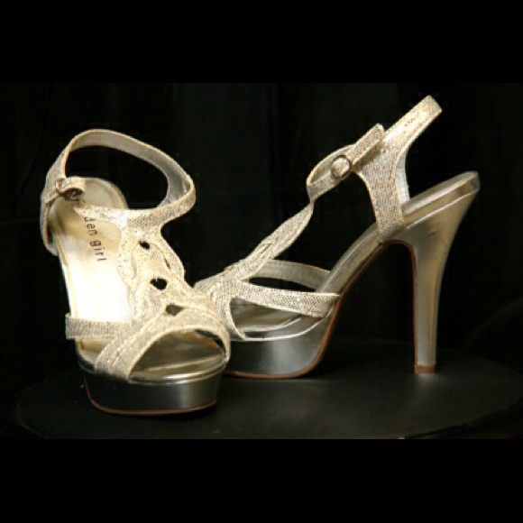 Madden Girl Silver Shoes.