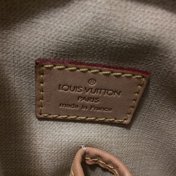 (Sold)Authentic Louis Vuitton Trouville Handbag - Picture 4 of 4