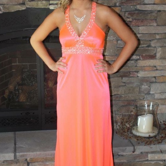 Orange dress