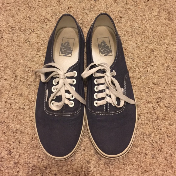 Women's Navy Vans