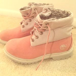 Pink Timberlands Size 6.5