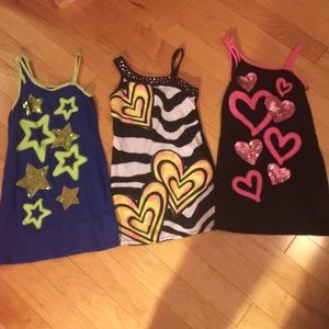 3 Justice Dresses. Size 8