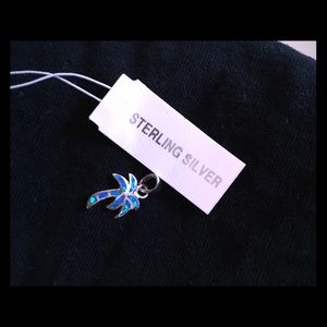Sterling silver Palm tree charm