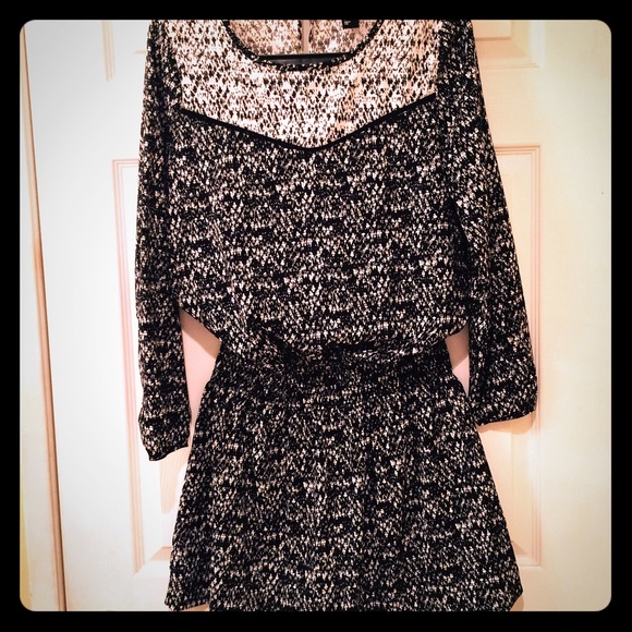 Black & White Casual Dress