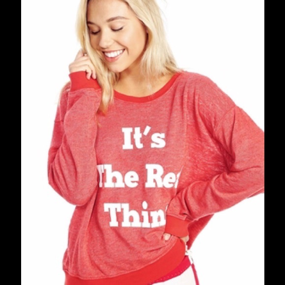 Wildfox The Real Thing Coca Cola Sweater
