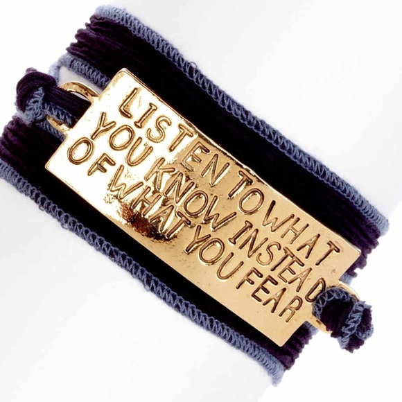 Alisa Michelle "Listen" wrap bracelet!