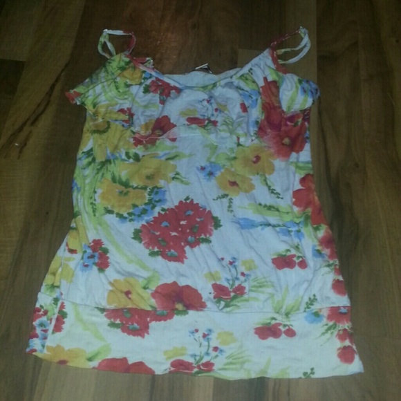 Floral tank top.