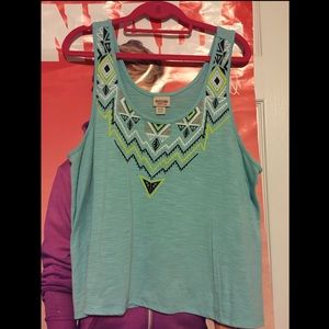 Tribal print tank top