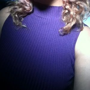 Purple tank turtle neck 💜😈