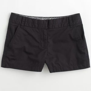 J. Crew 3" Chino Short in black Sz. 6.