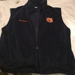 Navy (Auburn themed) Men's Columbia Vest